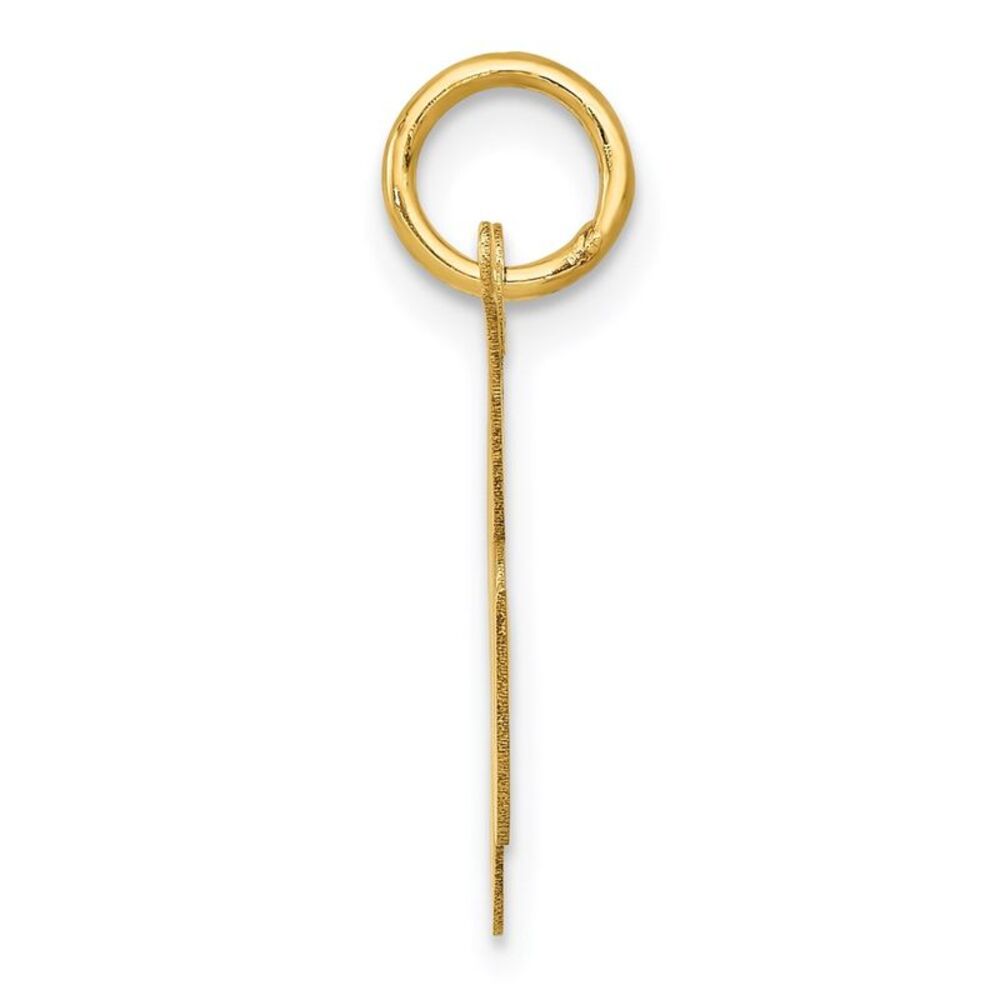 Kazi Luxury 14k Yellow Gold Medium Fancy Script L… - image 2